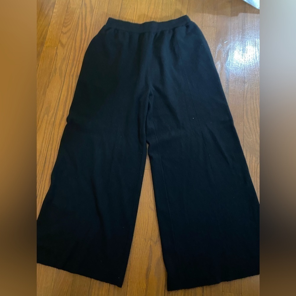 Vivian SHYU knit trouser pants dress pants black sz M/L‎